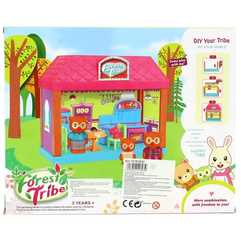 DRIM DISCOUNT Casita DIY con Figura de Búho- Muñecas