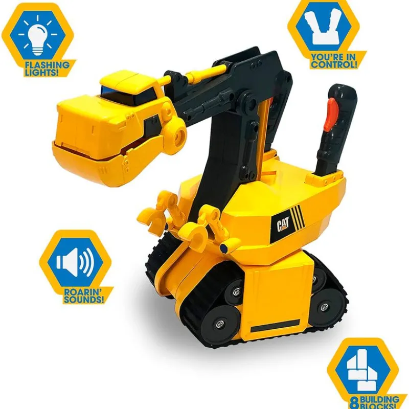 SELECCION DRIM CAT Rex-Cavator Excavadora Infantil- Vehículos, Trenes Y Parkings|Coches Radio Control (R/C)