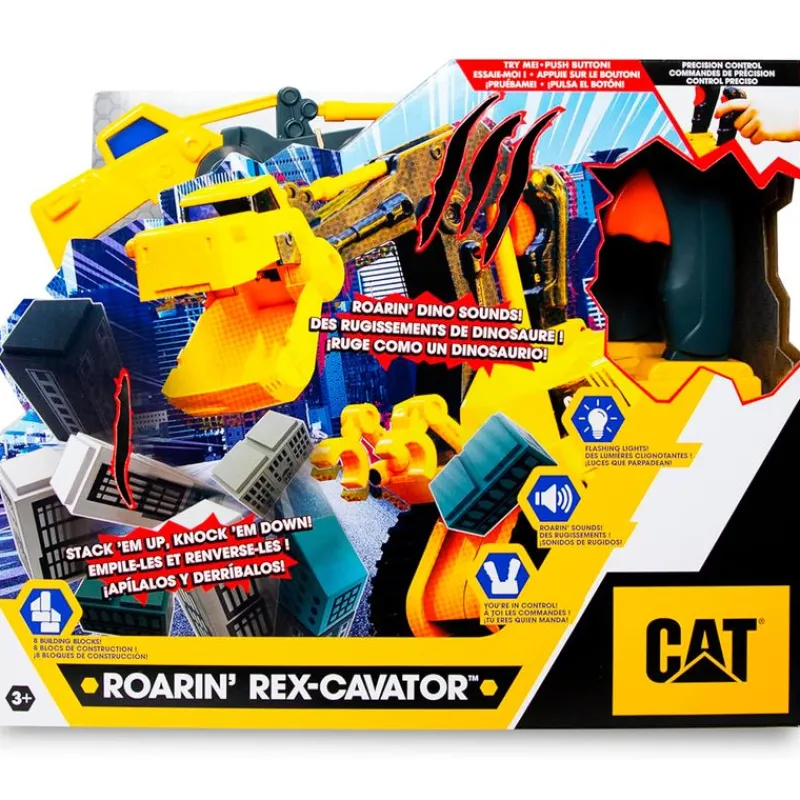 SELECCION DRIM CAT Rex-Cavator Excavadora Infantil- Vehículos, Trenes Y Parkings|Coches Radio Control (R/C)