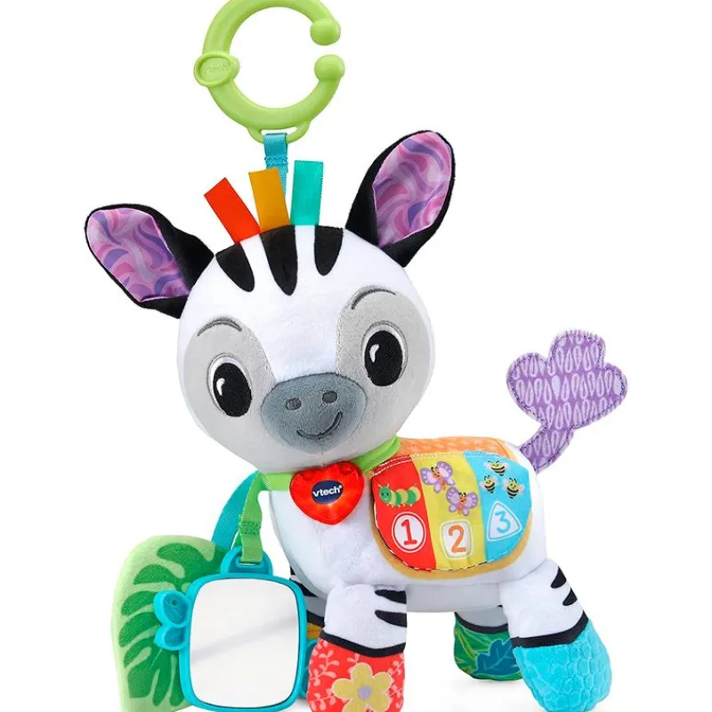 VTECH Cebra de Peluche Colores y Números- Primera Infancia Y Preescolar