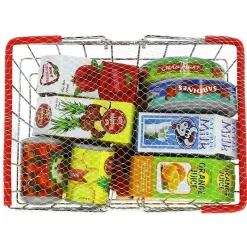 DRIM DISCOUNT Cesto de Compra Infantil con Accesorios- Juegos Y Juguetes De Imitación