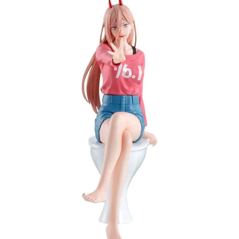 BANPRESTO Figuras Anime|Halloween|Chainsaw Man Figura Power Sentada