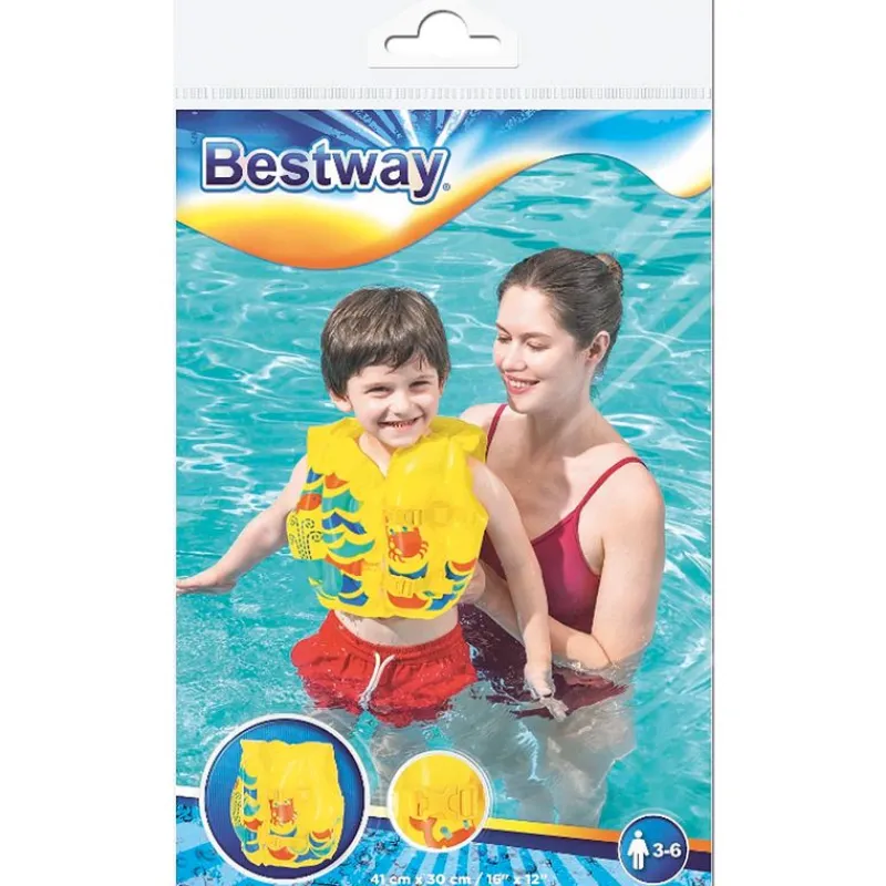 BESTWAY Aire Libre|Chaleco Salvavidas Infantil Inflable