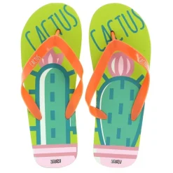 ARDITEX Ropa Y Complementos|Chanclas de Verano Cactus Tropical