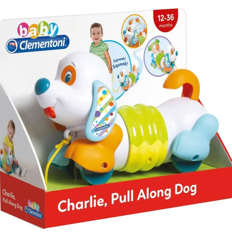 CLEMENTONI Charlie, Perrito de Arrastre- Primera Infancia Y Preescolar