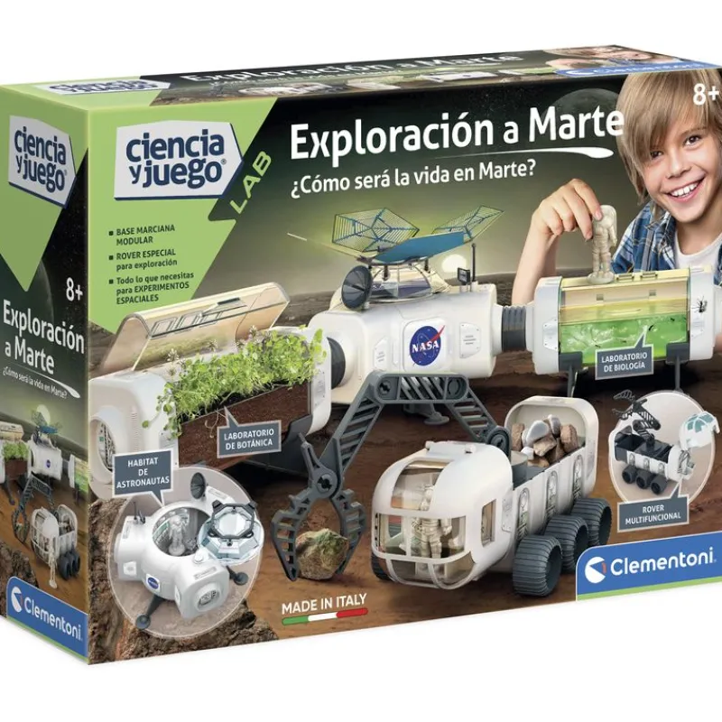 CLEMENTONI Juegos Y Juguetes Educativos|Ciencia y Juego LAB Exploración a Marte