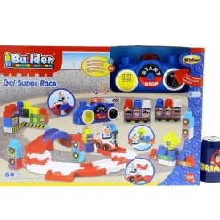 SELECCION DRIM Vehículos, Trenes Y Parkings|Circuito Super Racer de Construcción de 60 Piezas