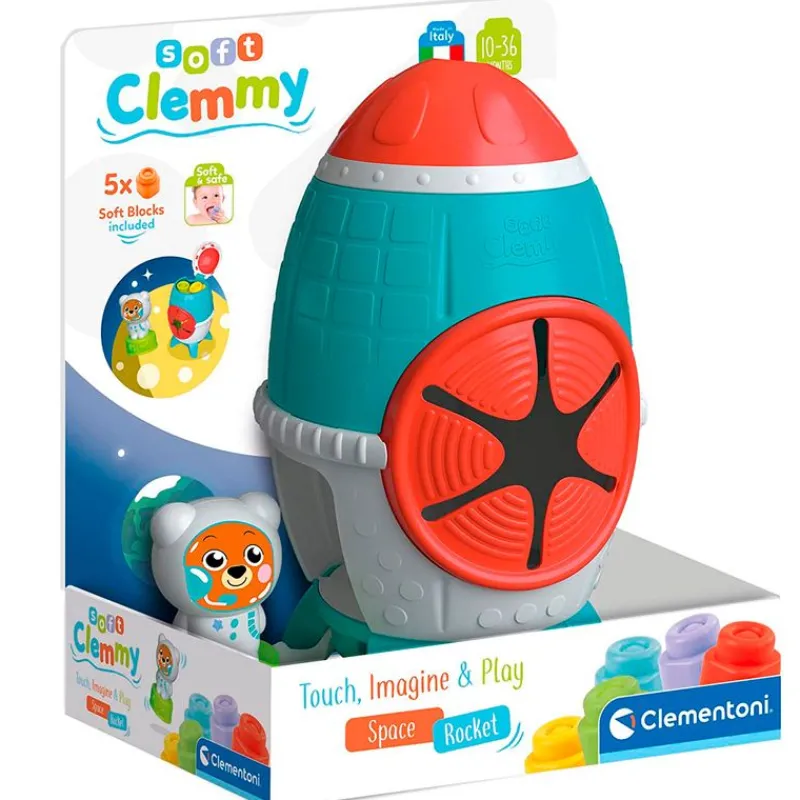 CLEMENTONI Clemmy Cohete Cubo Sensorial- Primera Infancia Y Preescolar