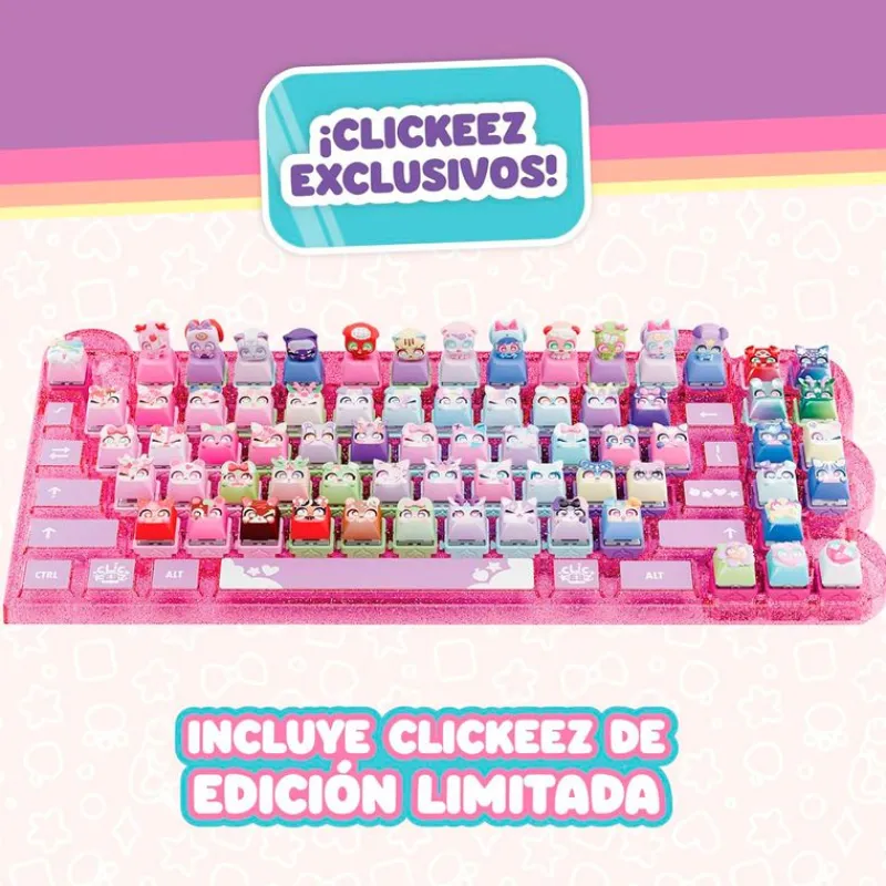 BIZAK Manualidades|Clickeez Keyboard Mega Pack Teclado Completo
