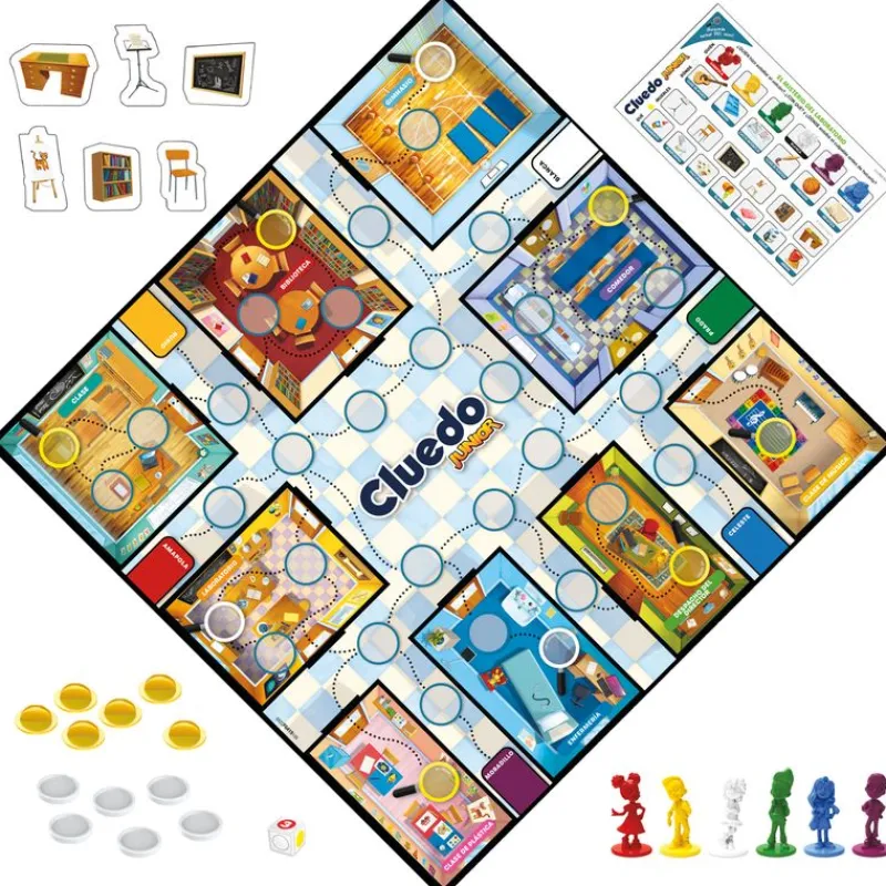 HASBRO Cluedo Junior- Juegos De Mesa