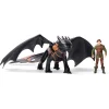 SPIN MASTER Cómo Entrenar a tu Dragón Desdentao con Hipo- Figuras Y Figuras De Acción