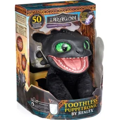 FAMOSA Cómo Entrenar a tu Dragón Desdentao Puppetronic FX- Figuras Y Figuras De Acción