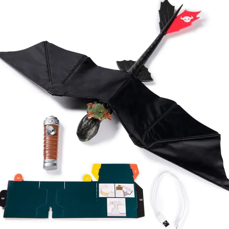 SPIN MASTER Cómo Entrenar a tu Dragón Desdentao Volador R/C- Helicópteros Y Aviones|Electrónicos