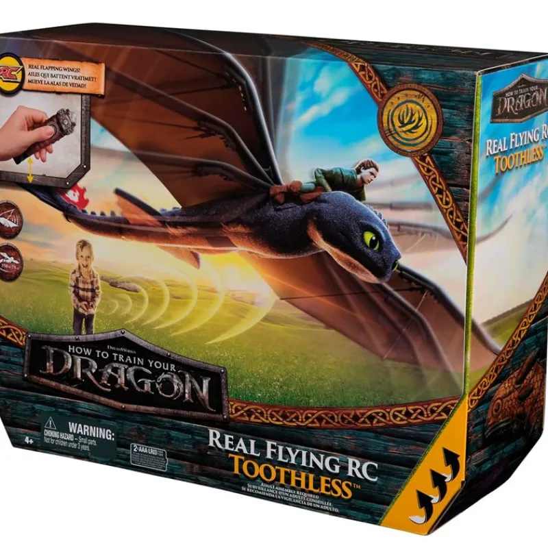 SPIN MASTER Cómo Entrenar a tu Dragón Desdentao Volador R/C- Helicópteros Y Aviones|Electrónicos