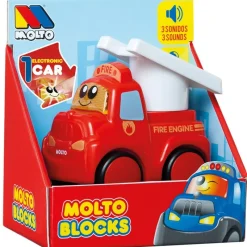 MOLTO Coche Electrónico Infantil con Sonido Surtido- Vehículos, Trenes Y Parkings