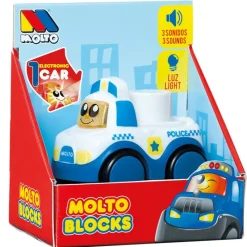 MOLTO Coche Electrónico Infantil con Sonido Surtido- Vehículos, Trenes Y Parkings
