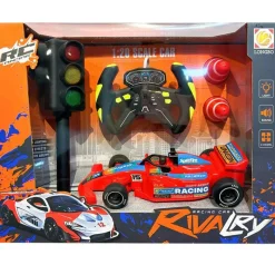 DRIM DISCOUNT Coche F1 Escala 1:20 R/C con Semáforo- Coches Radio Control (R/C)