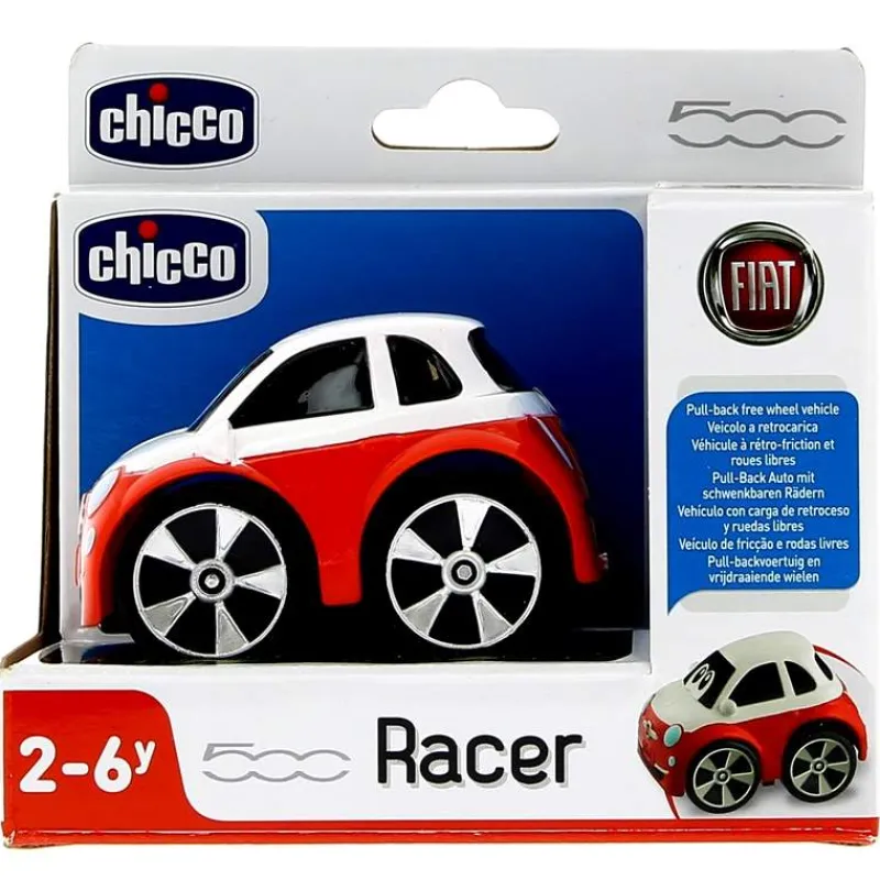 CHICCO Coche Infantil Fiat 500 Racer- Vehículos, Trenes Y Parkings