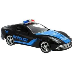 DRIM DISCOUNT Coches Radio Control (R/C)|Coche Policía Negro R/C a Escala 1:16