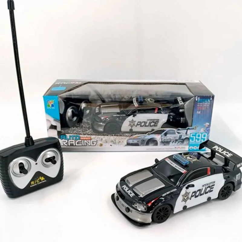 DRIM DISCOUNT Coche Policía R/C Deportivo- Vehículos, Trenes Y Parkings|Coches Radio Control (R/C)