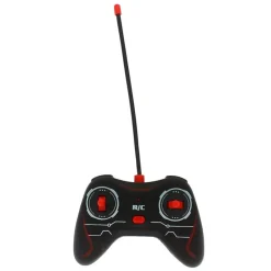 DRIM DISCOUNT Coche Policía Rojo R/C a Escala 1:16- Coches Radio Control (R/C)