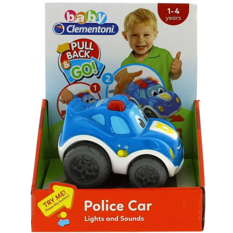 CLEMENTONI Coche Policia Retroficcion- Primera Infancia Y Preescolar