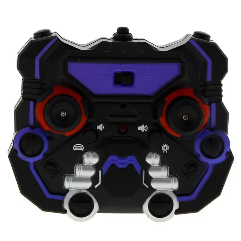 DRIM DISCOUNT Robots|Coche R/C de Policia Transformable en robot