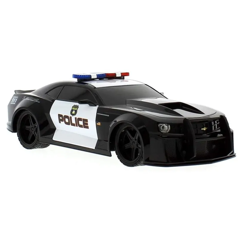 DRIM DISCOUNT Coche R/C Policia Chevrolet Camaro a Escala 1:18- Coches Radio Control (R/C)