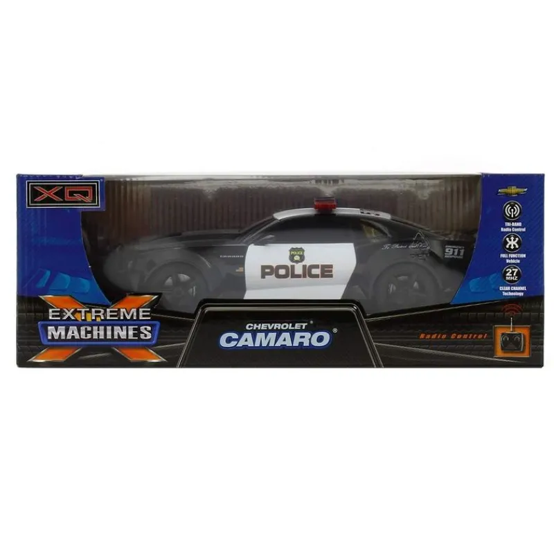DRIM DISCOUNT Coche R/C Policia Chevrolet Camaro a Escala 1:18- Coches Radio Control (R/C)