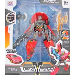 DRIM DISCOUNT Coche Robot Transformable- Figuras Y Figuras De Acción