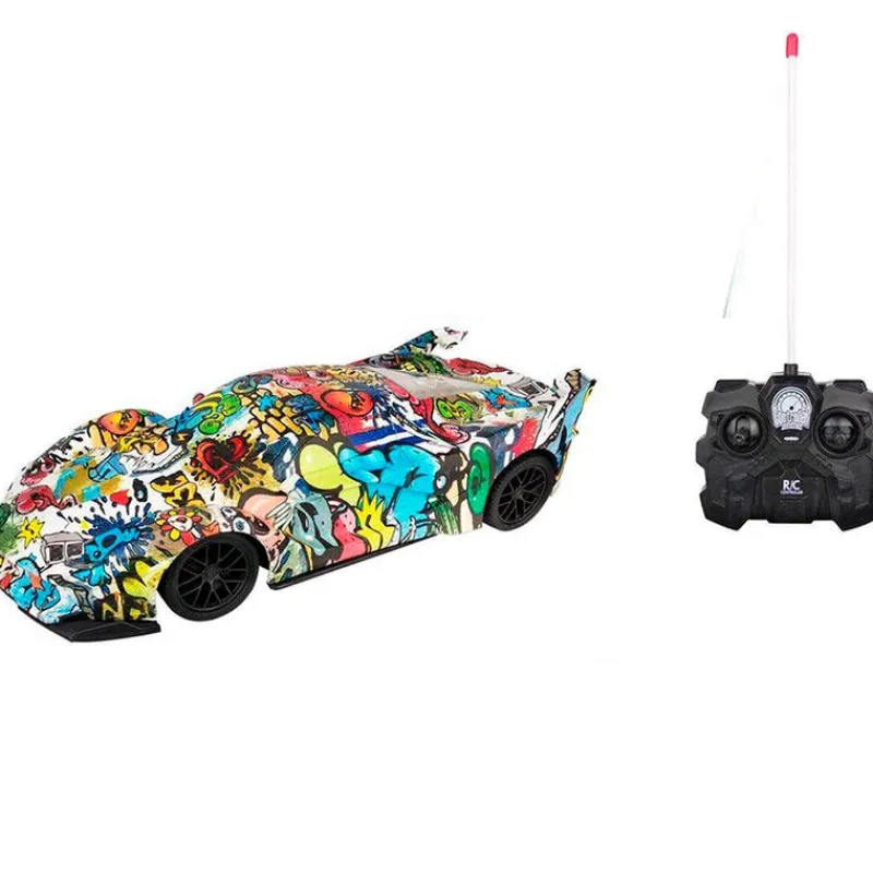 DRIM DISCOUNT Coche Run Fast Grafiti Escala 1:16 R/C- Coches Radio Control (R/C)