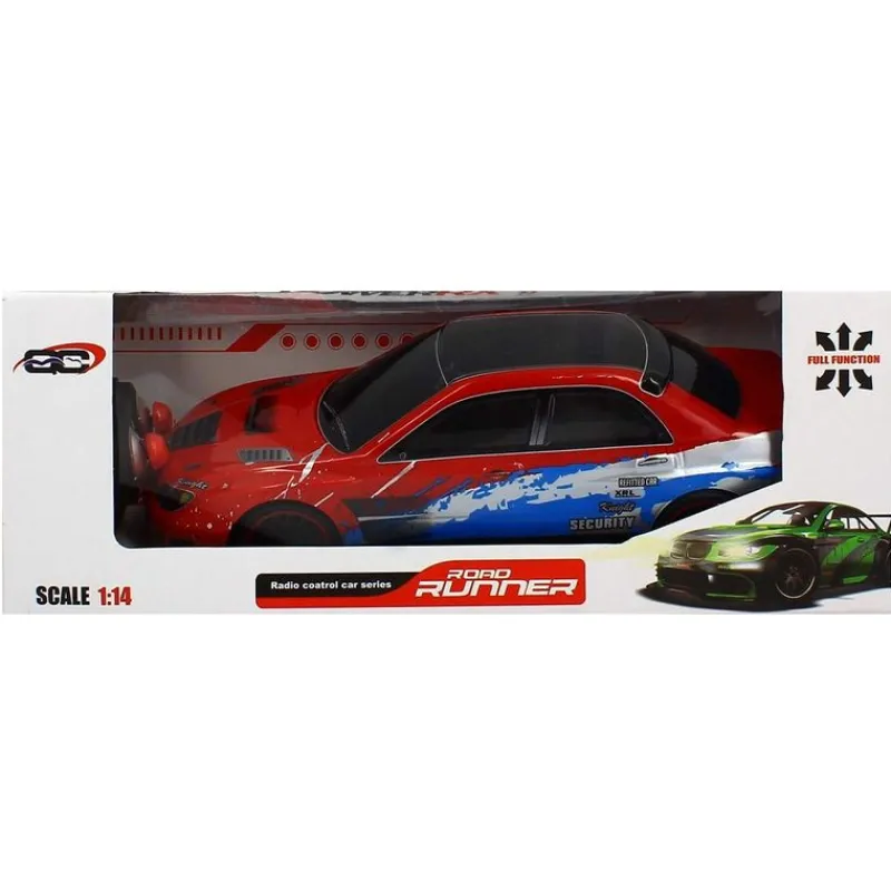 DRIM DISCOUNT Coche Security Rojo R/C Escala 1:14- Coches Radio Control (R/C)
