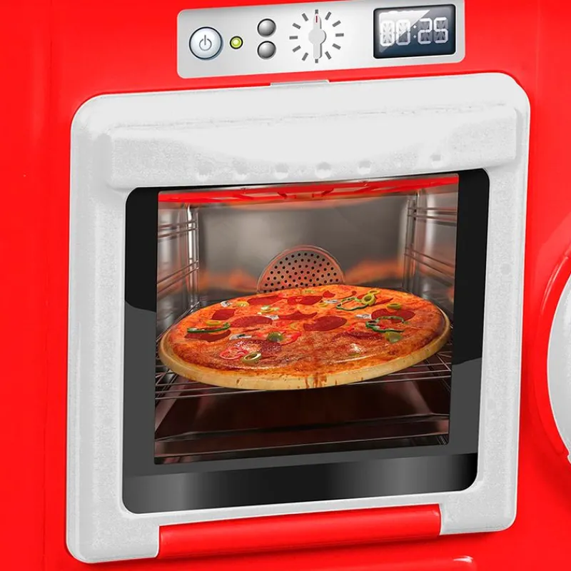 MOLTO Cocina Infantil Roja- Juegos Y Juguetes De Imitación