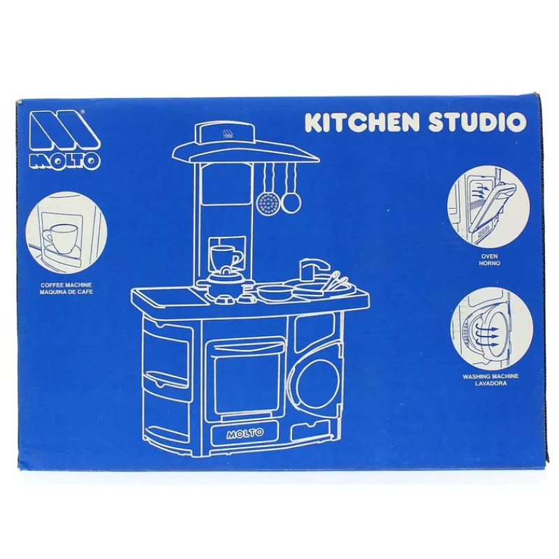 MOLTO Cocina Infantil Roja- Juegos Y Juguetes De Imitación