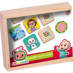 SELECCION DRIM Cocomelon Memory Cartas de Madera- Juegos De Madera|Juegos Y Juguetes Educativos