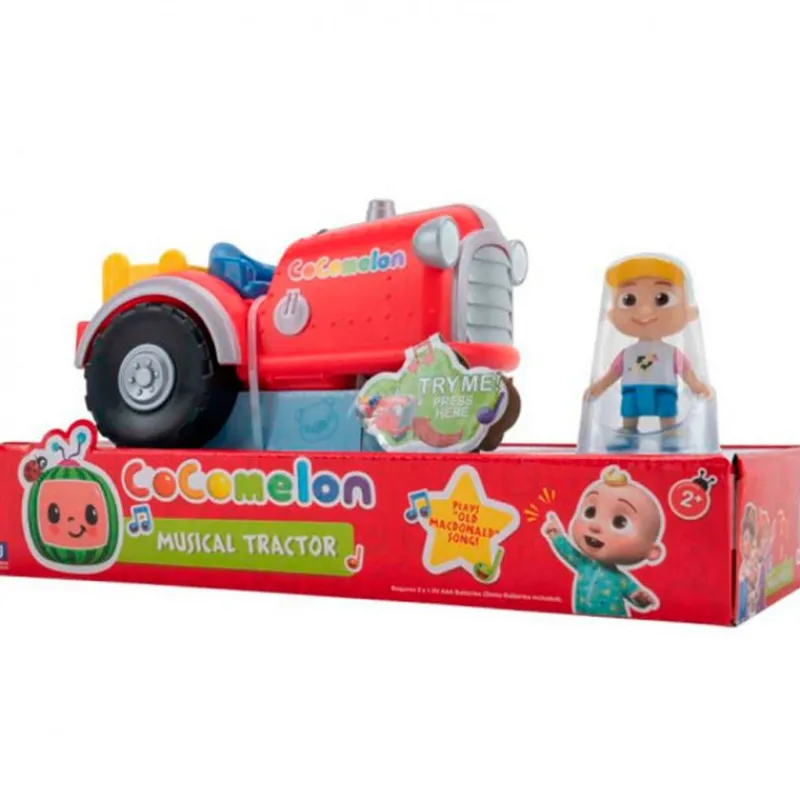 BANDAI CoComelon Tractor Musical- Vehículos, Trenes Y Parkings