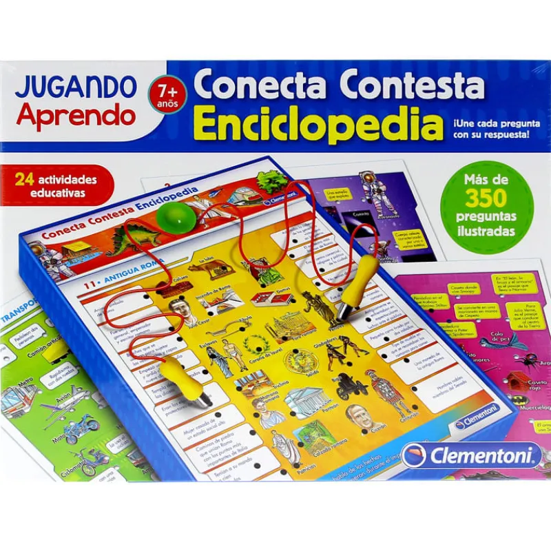 CLEMENTONI Juegos De Mesa|Juegos Y Juguetes Educativos|Conecta-Contesta Enciclopedia