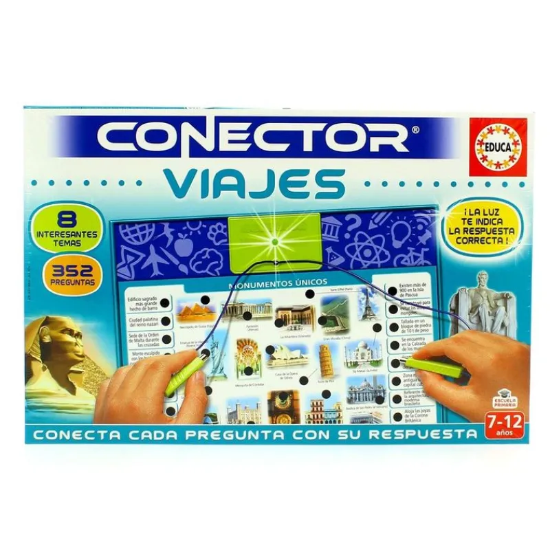 EDUCA Conector Viajes por el Mundo- Juegos Y Juguetes Educativos