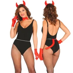 FIESTAS GUIRCA Disfraces Y Complementos|Disfraces Y Complementos|Conjunto Accesorios Diablesa