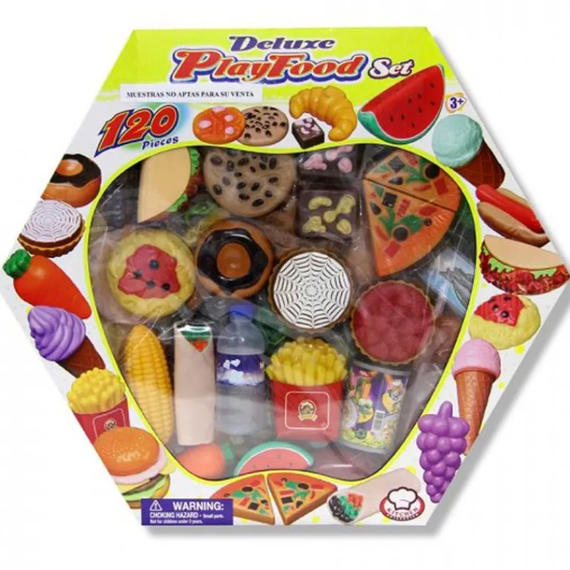 DRIM DISCOUNT Conjunto Comida Infantil 120 Piezas- Juegos Y Juguetes De Imitación