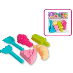 ANDRONI GIOCATTOLI Conjunto de Playa Moldes Pastelitos- Aire Libre