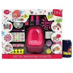 DRIM DISCOUNT Conjunto Infantil de Manicura con Secador- Juegos Y Juguetes De Imitación