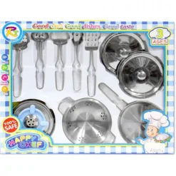 DRIM DISCOUNT Juegos Y Juguetes De Imitación|Conjunto Menaje de Cocina Infantil