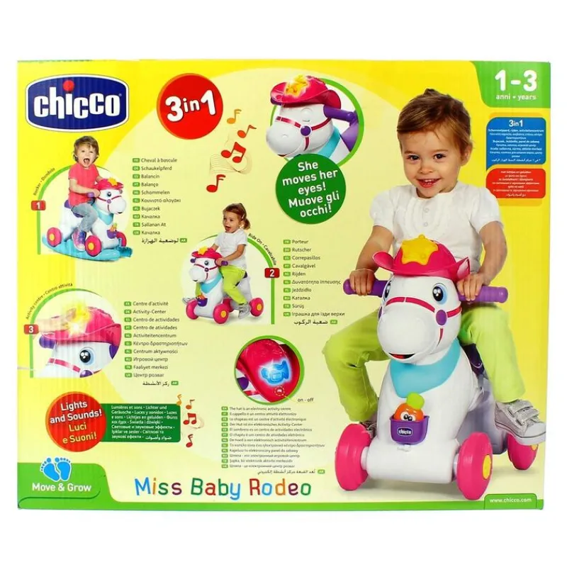 CHICCO Bicicletas, Correpasillos Y Triciclos|Correpasillos Miss Baby Rodeo