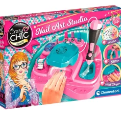 CLEMENTONI Crazy Chic Beauty Estudio de Uñas- Juegos Y Juguetes De Imitación