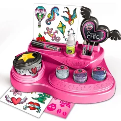 CLEMENTONI Juegos Y Juguetes De Imitación|Crazy Chic Crazy Tattoo Estación Tatuajes