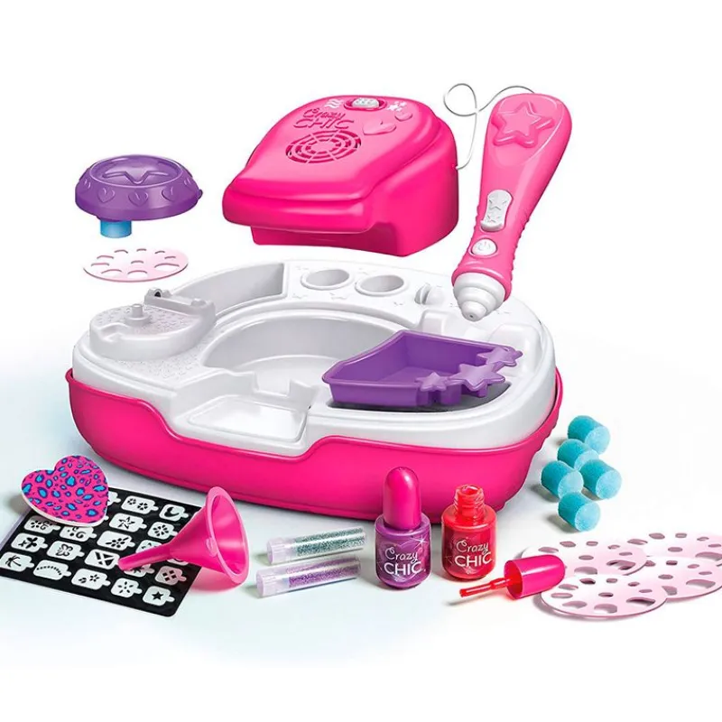 CLEMENTONI Crazy Chic Diseña tus Uñas- Juegos Y Juguetes De Imitación