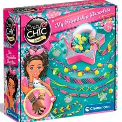 CLEMENTONI Manualidades|Crazy Chic Pack Brazaletes Friends