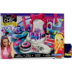 CLEMENTONI Crazy Chic Star Hair Style Decora tu Cabello- Juegos Y Juguetes De Imitación