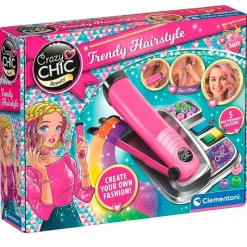CLEMENTONI Crazy Chic Trendy Hairstyle Peluquería Fashion- Juegos Y Juguetes De Imitación